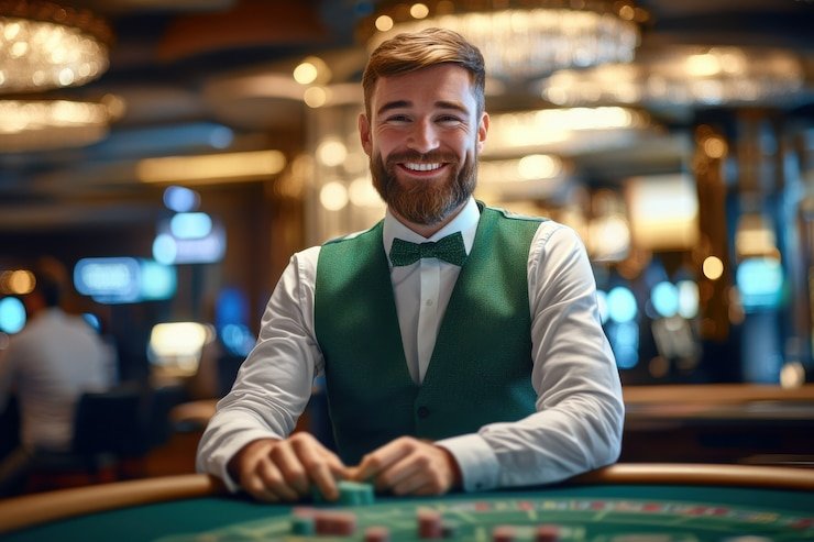 Live dealer Shio Game table with card layout and multilingual interface